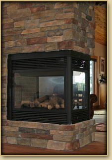 3-sided Fireplace